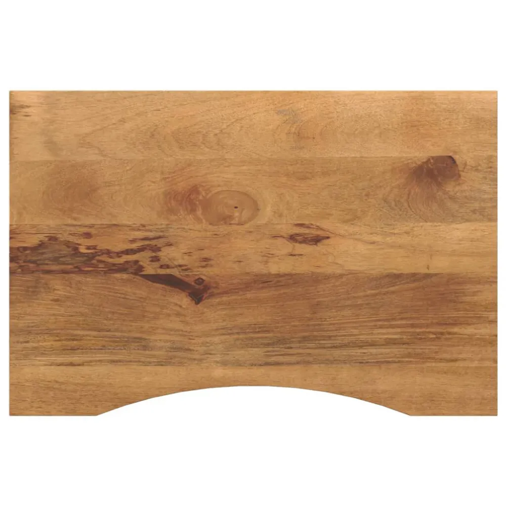 Resistente às Intempéries Tampo de mesa com curva 100x50x2,5 cm mangueira áspera maciç
