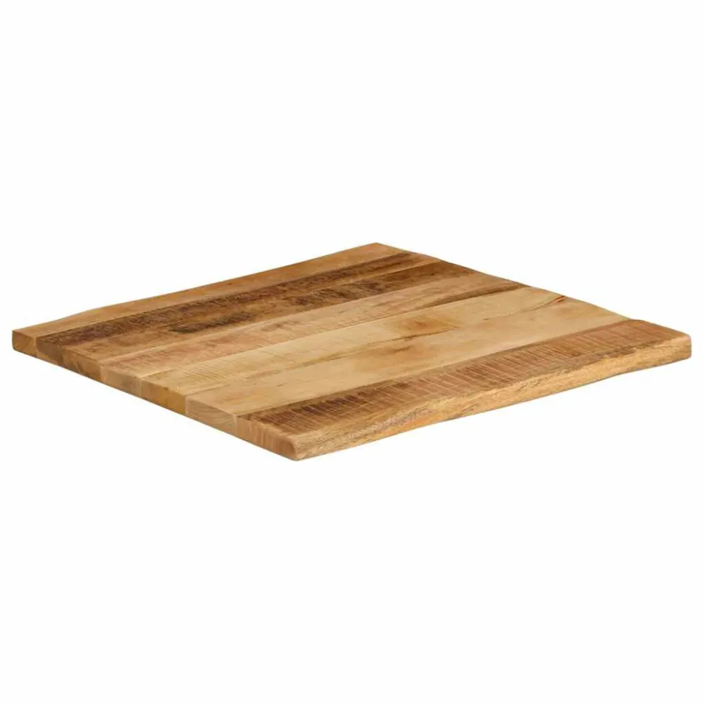 Tampo de mesa com borda viva 40x40x2,5cm mangueira áspera maciç com Guarda-sol Central