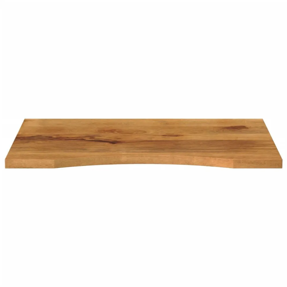 Tampo de mesa com curva 90x50x2,5 cm mangueira áspera maciç | Resistente às Intempéries