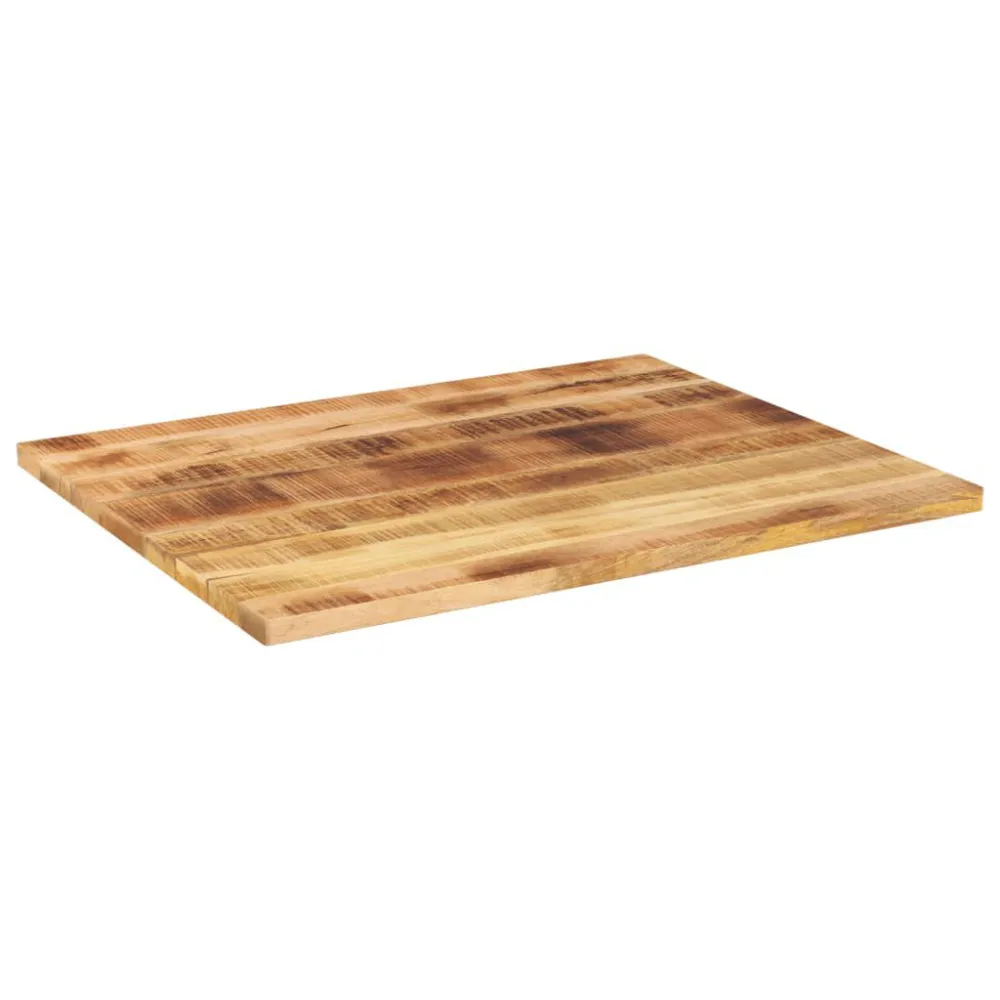 Tampo de mesa retangular 110x80x2,5 cm mangueira áspera maciç Dimensões 120x80cm
