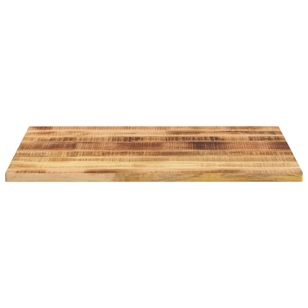 Tampo de mesa retangular 110x80x2,5 cm mangueira áspera maciç Dimensões 120x80cm