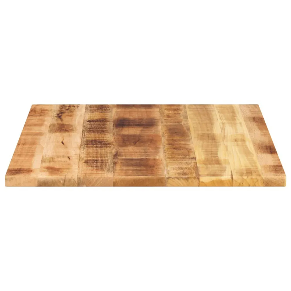Tampo de mesa retangular 110x80x2,5 cm mangueira áspera maciç Dimensões 120x80cm