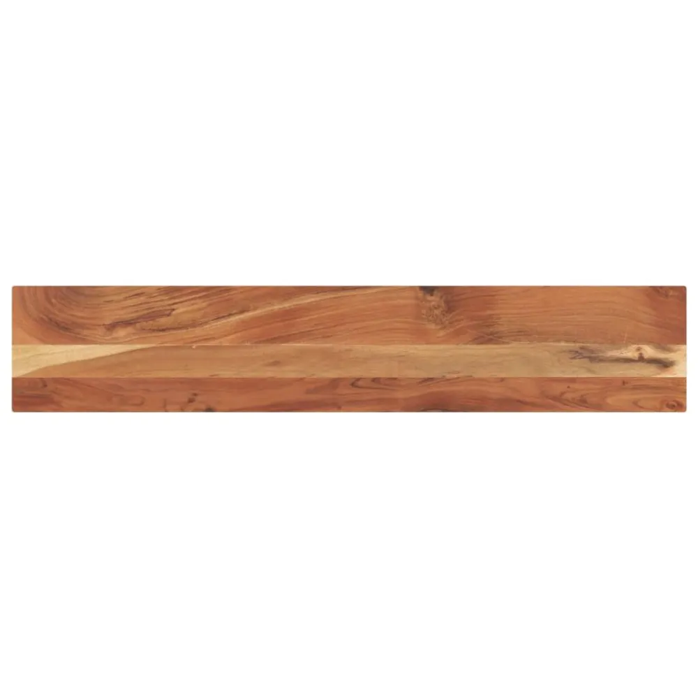 Tampo de mesa retangular 160x40x2,5 cm madeira de acácia maciç Fácil de Limpar