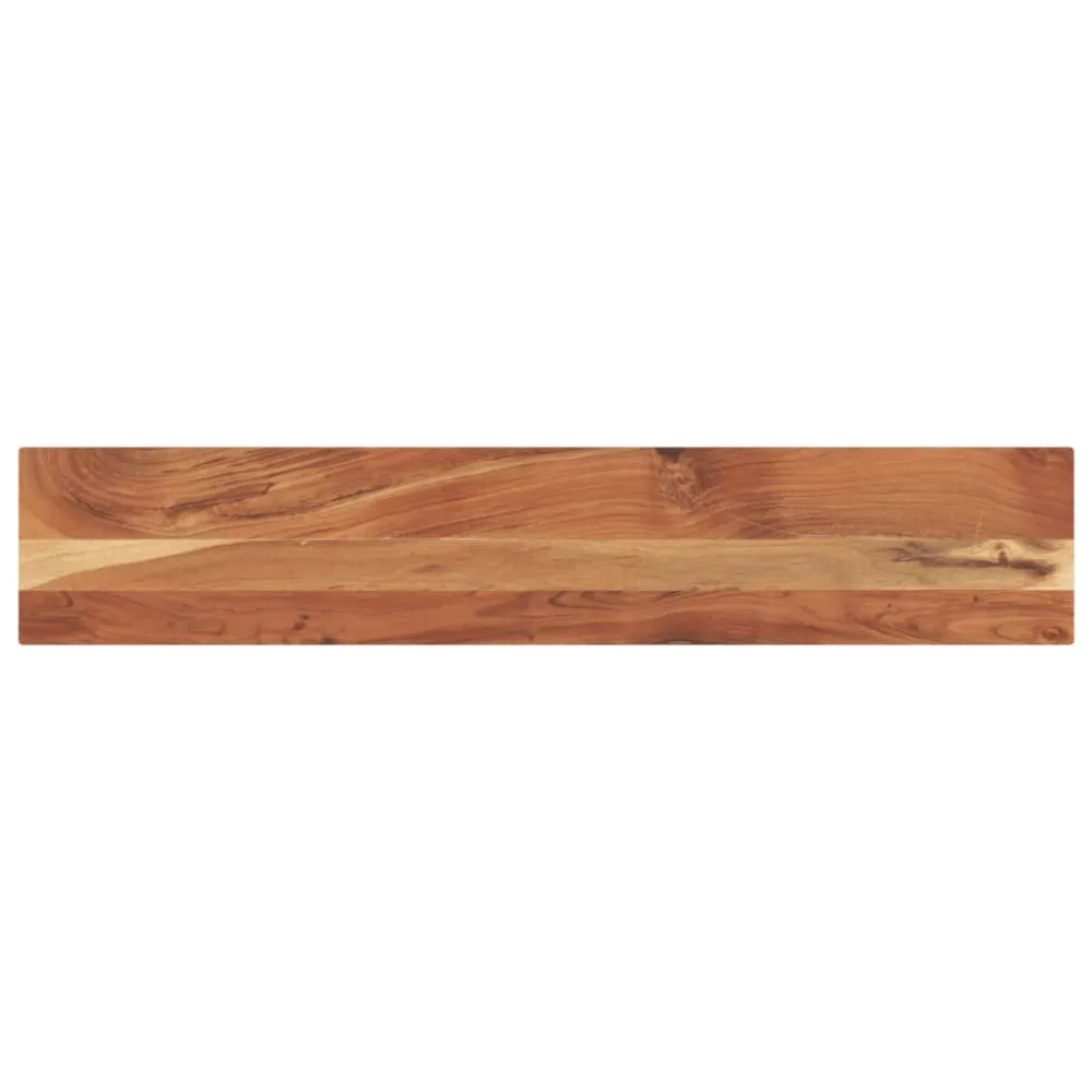 Tampo de mesa retangular 180x20x3,8 cm madeira de acácia maciç com Ajuste de Altura
