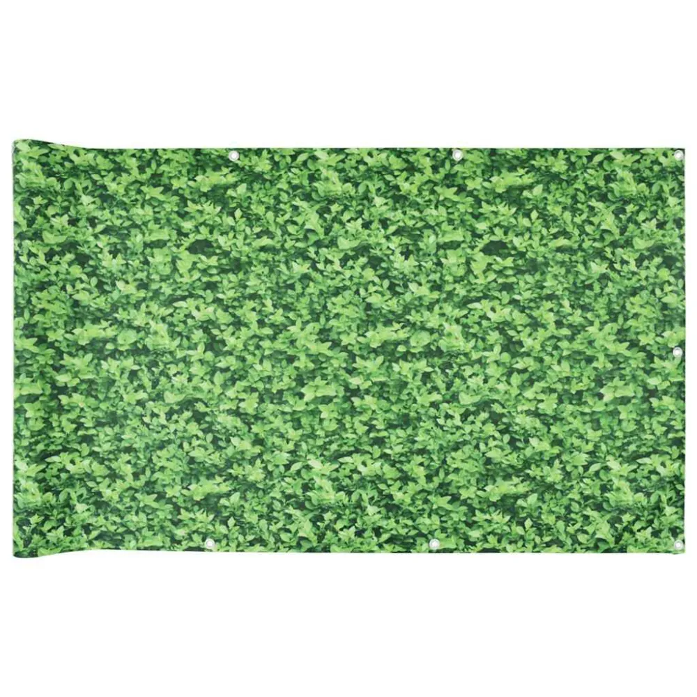 Tela de Bambu para Tela privacidade para varanda aspeto plantas 300x75 cm PVC verde