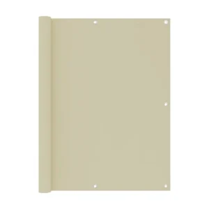 Tela de varanda 120x600 cm tecido Oxford creme para Proteção Contra Insetos