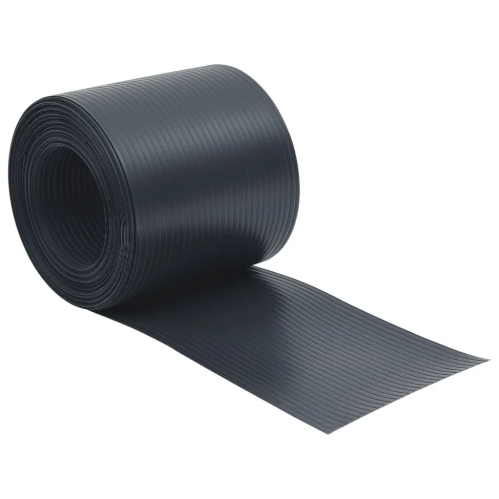 Telas privacidade para jardim 10 pcs 252,5x19 cm PVC preto para Pátios e Decks