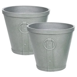 Capacidade Extra Grande Vaso VARI Pedra Cinzento