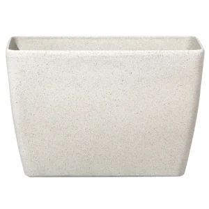Prato Coletor Vaso para plantas em pedra creme clara 60 x 27 x 41 cm BARIS