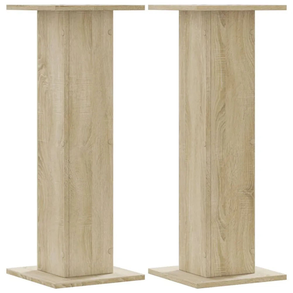 Suportes para plantas 2 pcs 30x30x80 cm derivados de madeira Kit de 3 Tamanhos