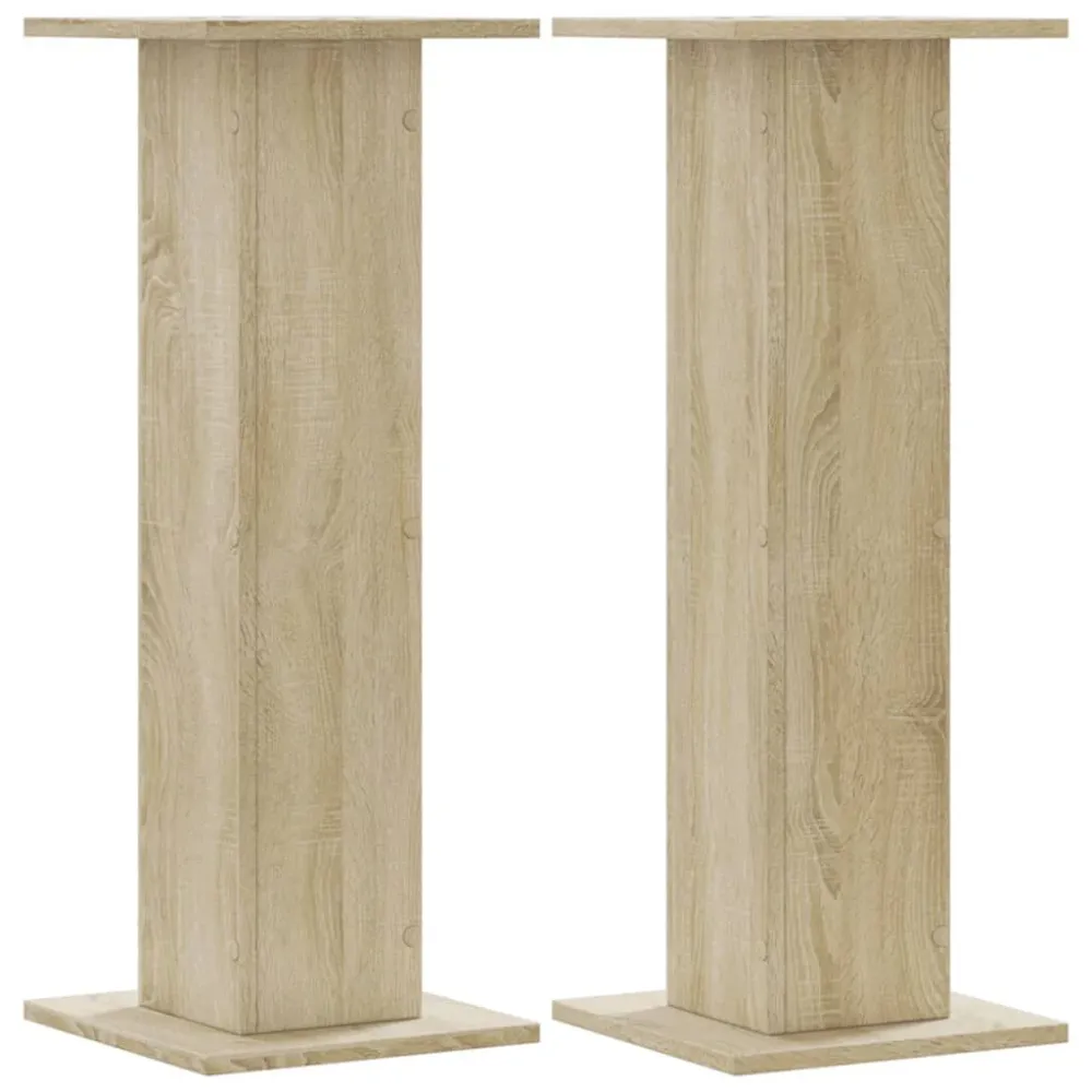 Suportes para plantas 2 pcs 30x30x80 cm derivados de madeira Kit de 3 Tamanhos