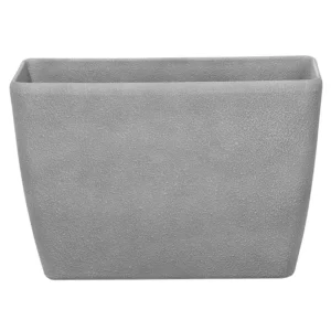 Vaso Autoirrigável Vaso para plantas em pedra cinzenta clara 60 x 27 x 41 cm BARIS