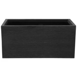 Vaso Autoirrigável Vaso para plantas preto 80 x 37 x 38 cm MYRA