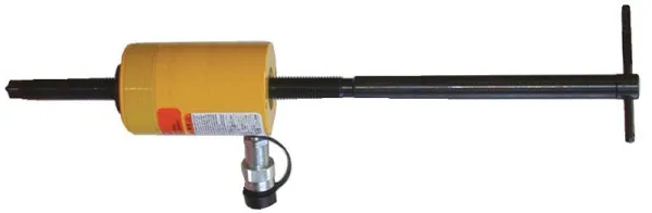 Cilindro hidráulico de pistão oco KS Tools com fuso, 30 t, 640.0180