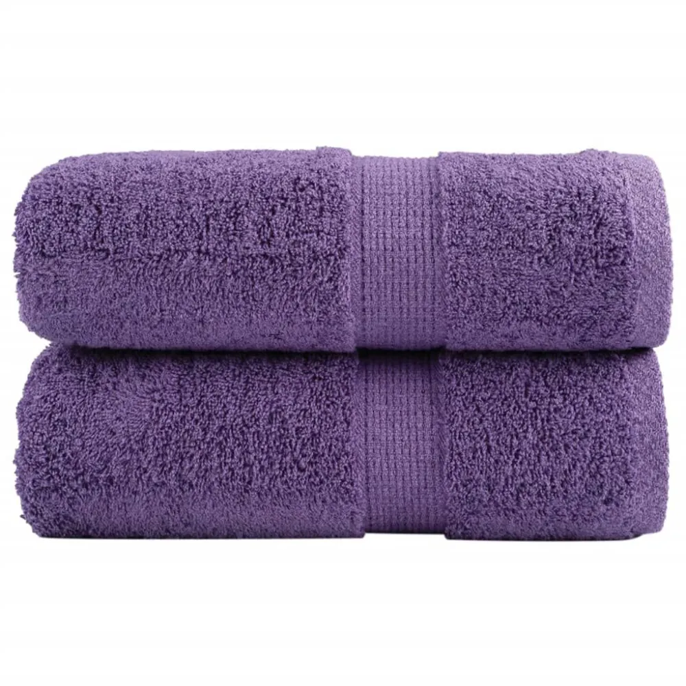 Super Absorvente e Macio Toalhas de mãos diferenciado SOLUND 2 pcs 30x30 cm 600 g/m2 roxo