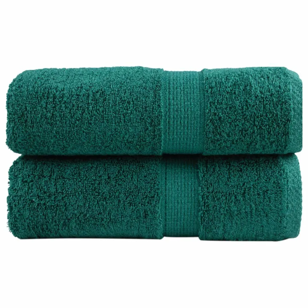 Toalhas de mãos exclusivo SOLUND 2 pcs 30x30 cm 600 g/m2 verde