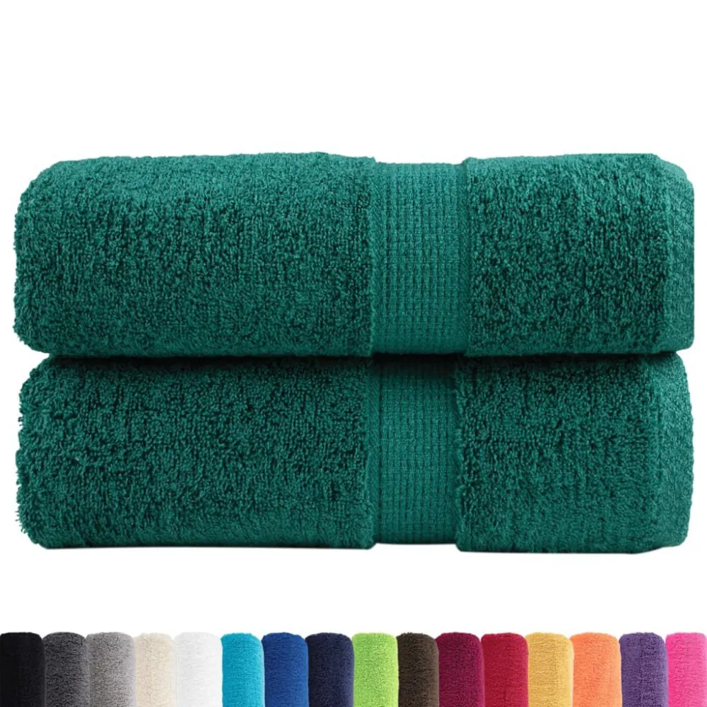 Toalhas de mãos exclusivo SOLUND 2 pcs 30x30 cm 600 g/m2 verde