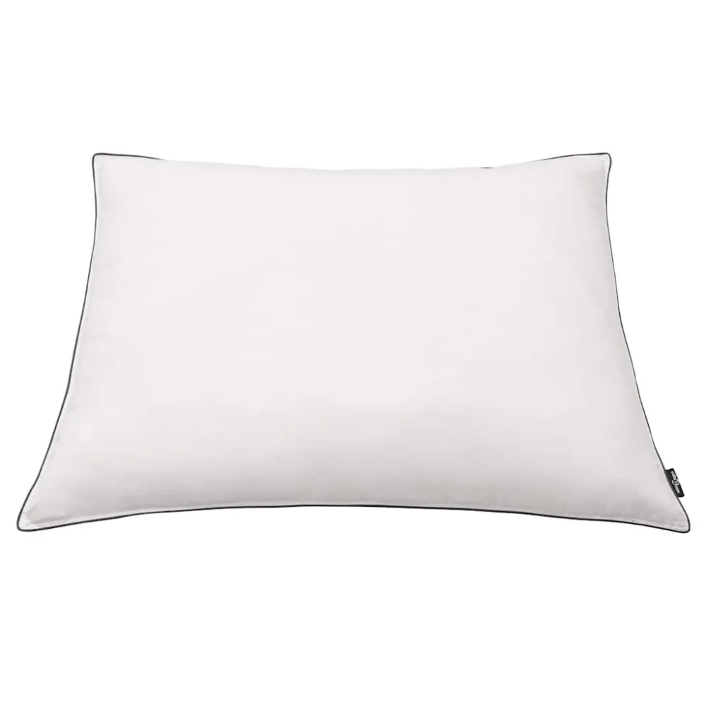 Almofadas 2 pcs enchimento de penugem/penas 70x60 cm branco com Capa de Algodão