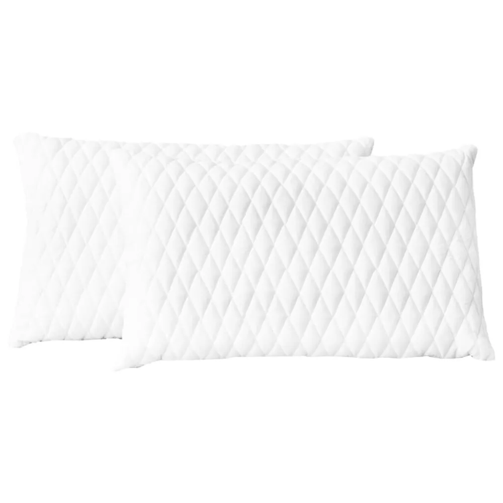 Travesseiros 2 pcs 60x40x14 cm espuma de memória (Lavável na Máquina)