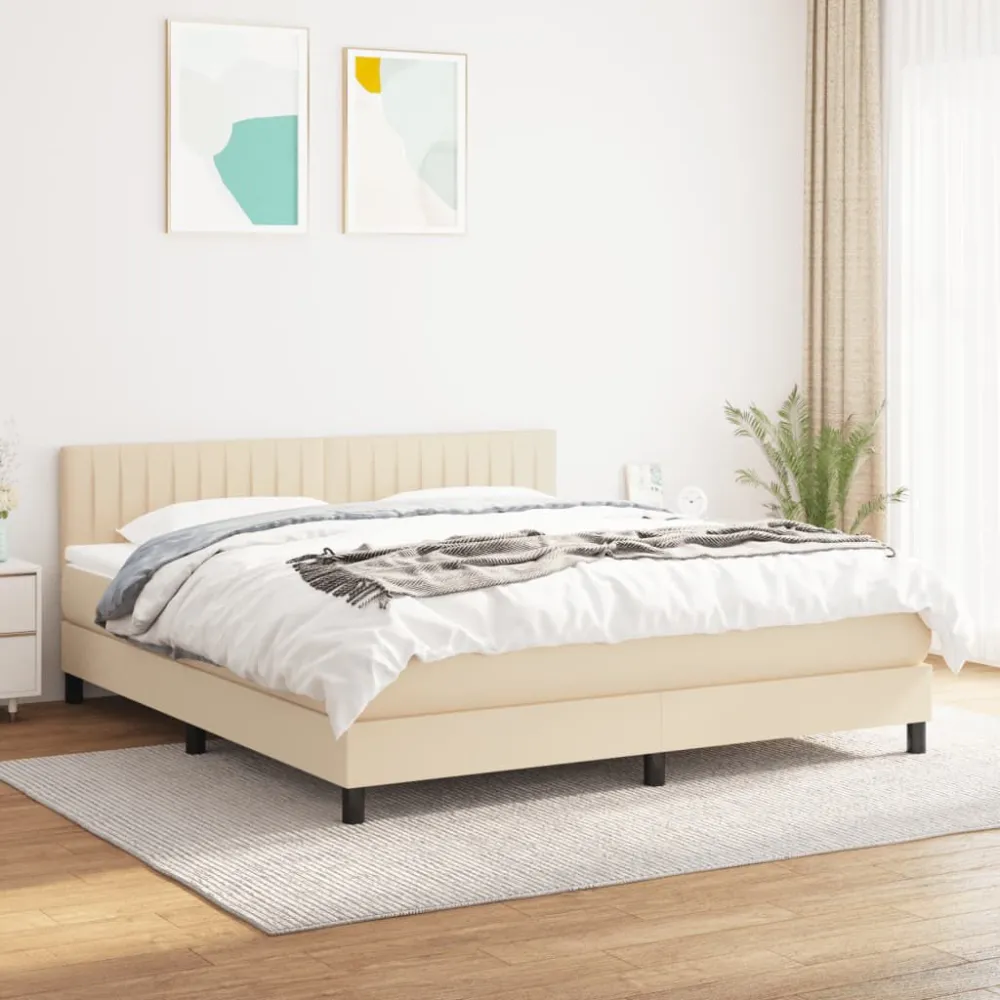 Almofada de Corpo Cama com molasemcolchão 180x200 cm tecido cor creme