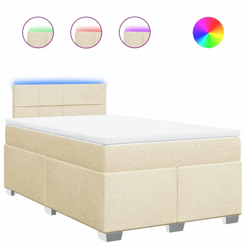 Travesseiro de Espuma Cama com molasemcolchão 120x200 cm tecido cor creme