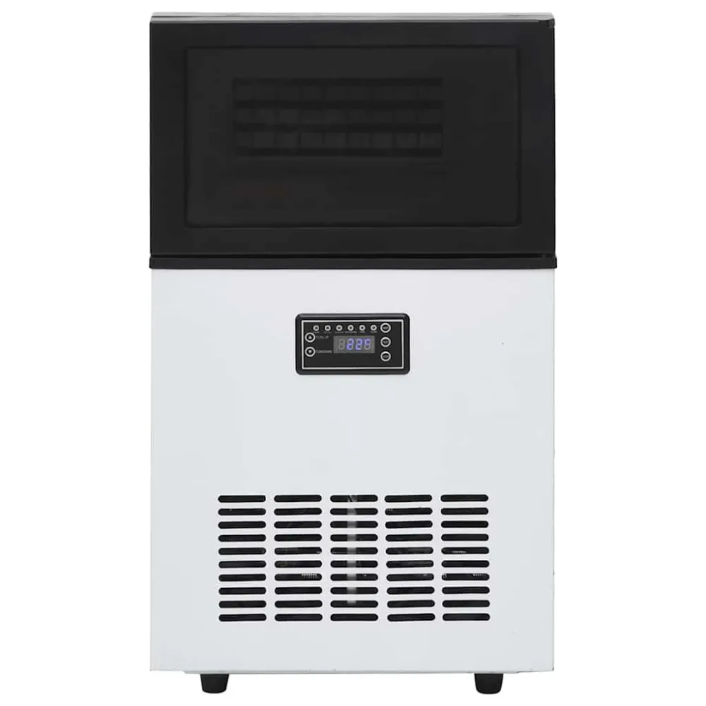 Máquina de fazer cubos de gelo preto 45 kg/24 h