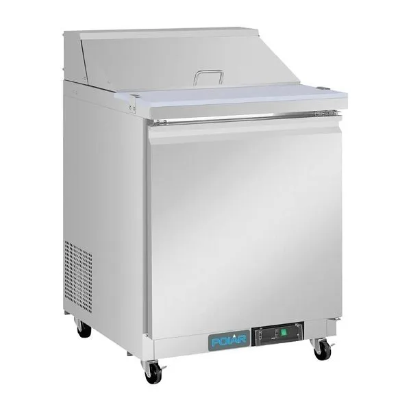Polar U Series Porta Única Geladeira Mega Top Prep Counter 154 Litros, UA009
