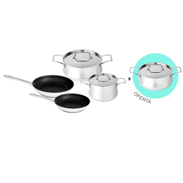 CONJUNTO SILAMPOS 4 +1 PEÇ OFERTA NAZARÉ / ID IND.