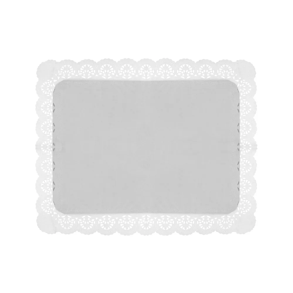 Conjunto 2 Travessas com Naperon para Bolos