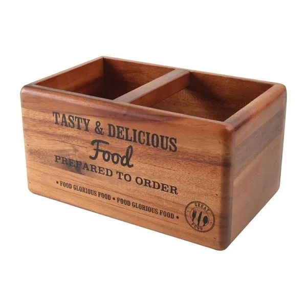 Mordomo de mesa de madeira T&G com quadro-negro, CL179