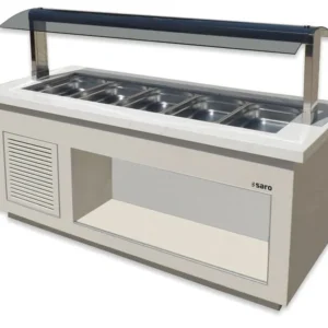 Buffet de salada Saro Privilegiado Line SB-K170 branco, para 4x 1/1 GN, 366-2005