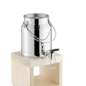 Dispensador de leite APS -BRIDGE-, 31 x 20 cm, altura: 39 cm, 3 litros, ço inoxidável 18/8, bordo, maciço, 1 bolsa de gelo...
