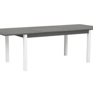 Extending Garden Table 168/248 x 100 cm Grey PANCOLE