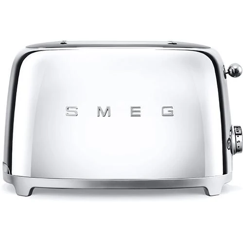 Torradeira Smeg Duas Tostas Série ANNI50 - Cromado - F01SSEU para Preparo de Saladas