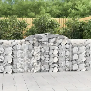 Cestos gabião arqueados 30peças 300x30x100/120 ferro galvanizado