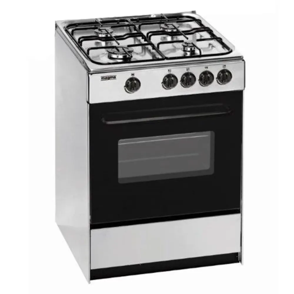 Fogão Gás Magma 601XST | 4 queimadores, Forno Gás, 55L