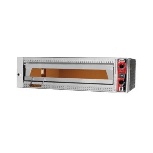 Forno de pizza GMG Maxima V, 6x Ø 35cm, 8 kW 400V, empilhável, totalmente em tijolo refractário, 1 câmara de cozedura, PEF...