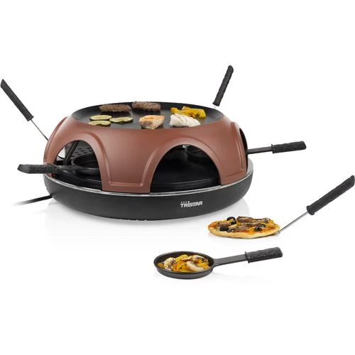 Forno de Pizza Tristar PZ-9156 Pizza festa 6 | 1200W - Castanho