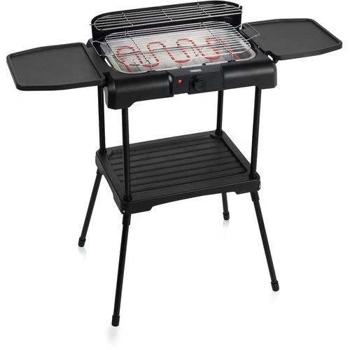 Grelhador BBQ com Apoio Lateral Princess 112250 | 2200 W - Preto