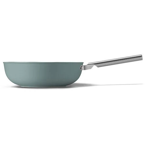 Wok antiaderente Smeg Anni 50 WOF3002EGM | 30cm - Verde esmeralda