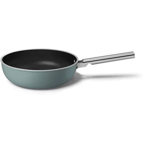 Wok antiaderente Smeg Anni 50 WOF3002EGM | 30cm - Verde esmeralda
