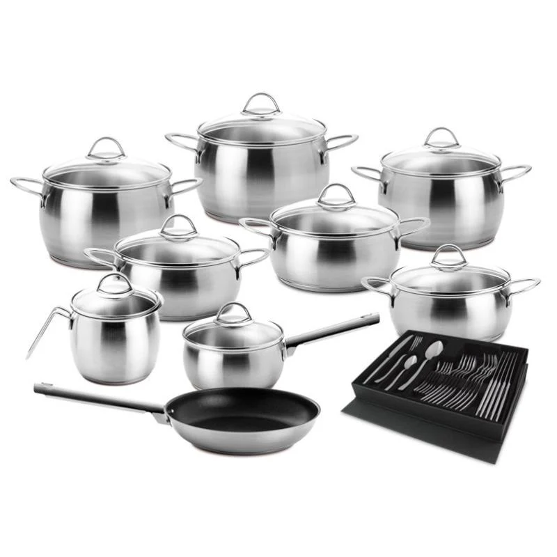 Conjunto Cozinha Silampos Oceanus | ço inoxidável, 9 peças, Indução