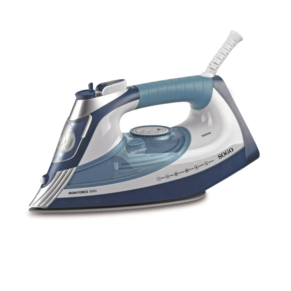Ferro Vapor Sogo PLASS6385 | 3000W, Vapor 45g/min, Cerâmica para Viagens
