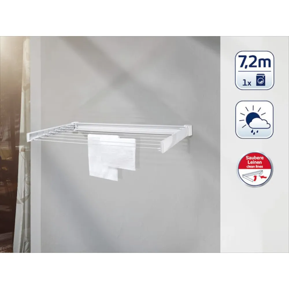 Organizador Profissional Leifheit Estendal de parede Telegant 72 Protect 83305