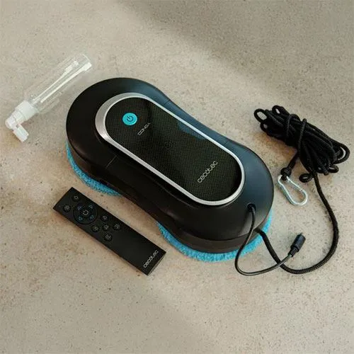 Robot de Limpeza Janelas Cecotec Windroid 1090 Gêmeo Spray | 75 Ml. | Preto