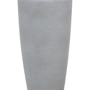 Jardineira de Parede Vaso para plantas em pedra cinzenta 31 x 31 x 58 cm ABDERA