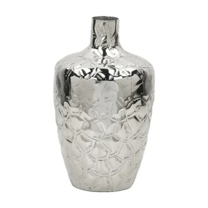 Vaso Autoirrigável Alumínio Jarro de flores 33 Prateado INSHAS