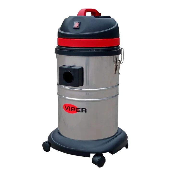 Anti-Alérgico VIPER LSU 135 - Aspirador água e pó 35 litros, 1 motor, depósito cromado com mangueira de 2 metros, 2 tubos...