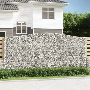 Cesto gabião arqueado 400x50x180/200 cm ferro galvanizado Clicnbuy