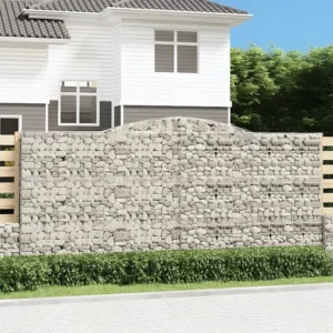 Cesto gabião arqueado 400x50x180/200 cm ferro galvanizado Clicnbuy